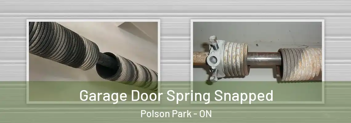 Garage Door Spring Snapped Polson Park - ON