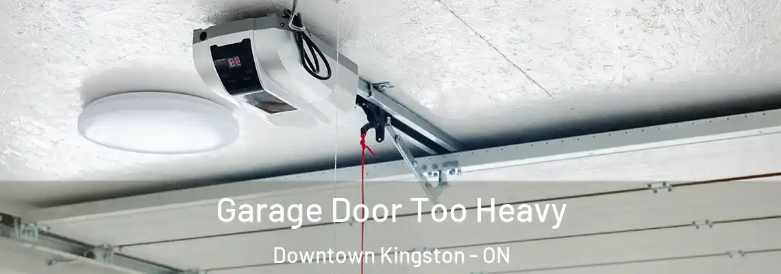 Garage Door Too Heavy Downtown Kingston - ON