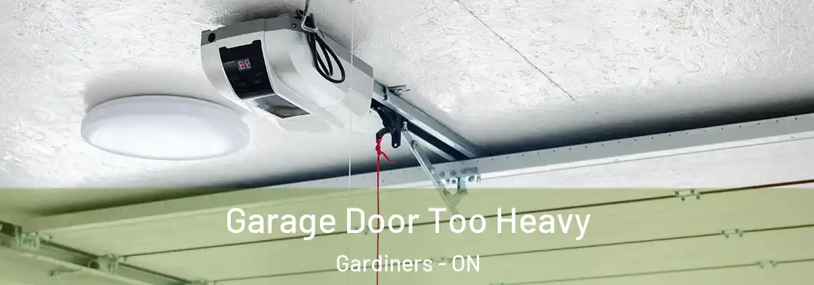 Garage Door Too Heavy Gardiners - ON