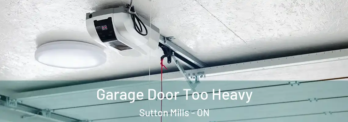 Garage Door Too Heavy Sutton Mills - ON