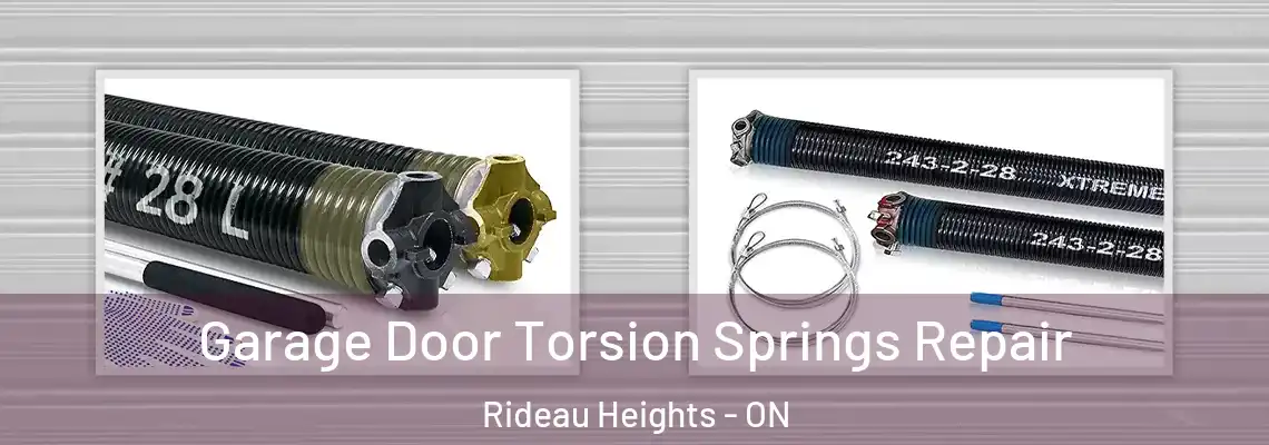  Garage Door Torsion Springs Repair Rideau Heights - ON