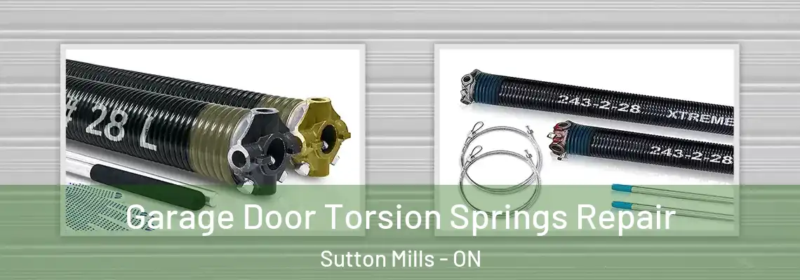 Garage Door Torsion Springs Repair Sutton Mills - ON