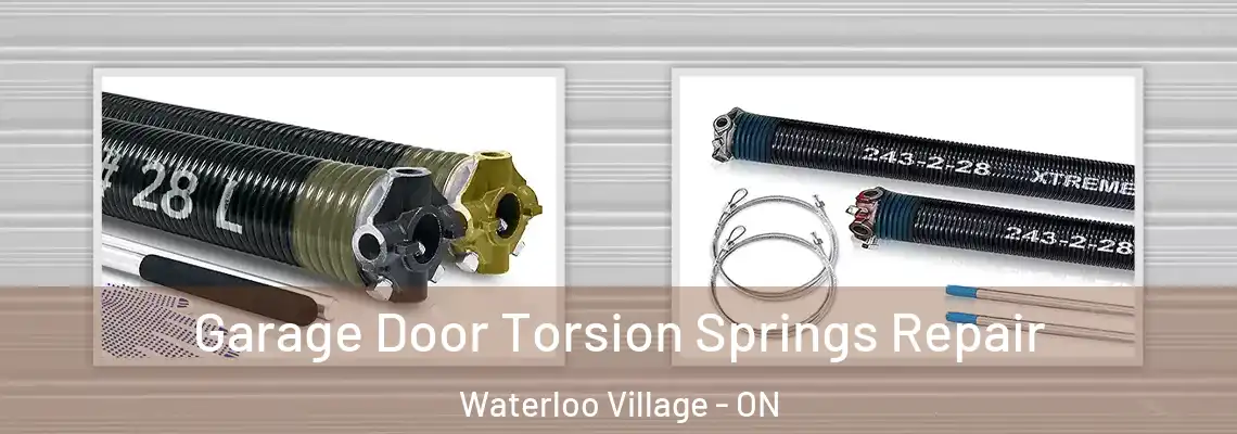  Garage Door Torsion Springs Repair Waterloo Village - ON