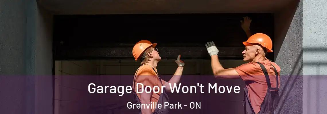 Garage Door Won't Move Grenville Park - ON