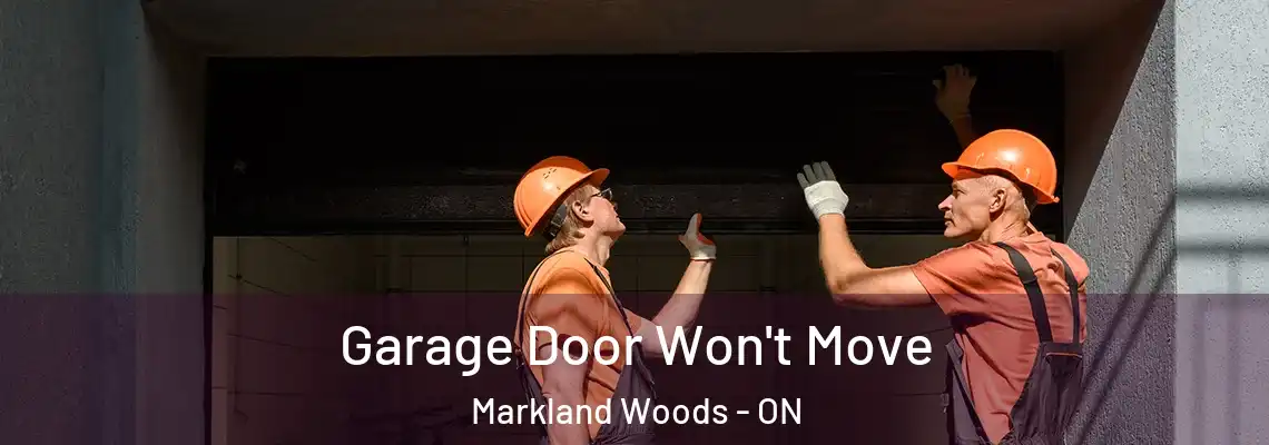  Garage Door Won't Move Markland Woods - ON