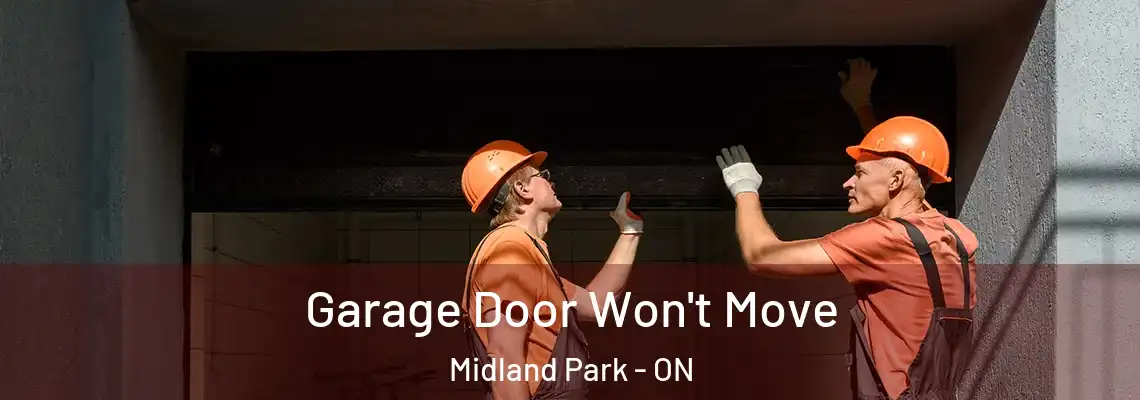  Garage Door Won't Move Midland Park - ON