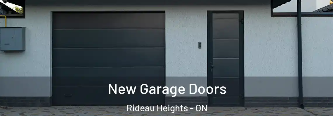  New Garage Doors Rideau Heights - ON